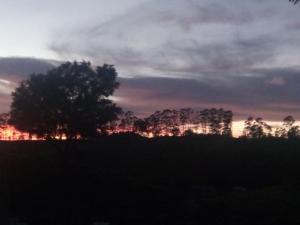 Alba o tramonto visti dall'interno della locanda o dai dintorni