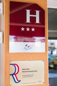 Certifikát, hodnocení, plakát nebo jiný dokument vystavený v ubytování Le Relais Délys