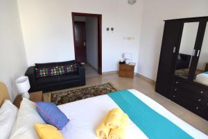A bed or beds in a room at Lana Villa