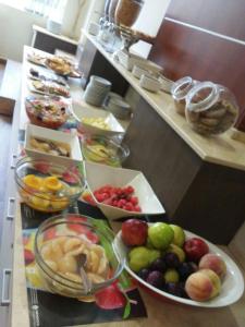 Comida no hotel ou em algum lugar perto