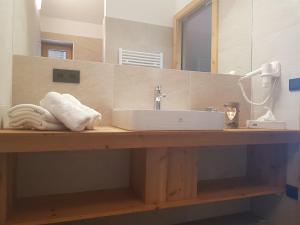 Koupelna v ubytování Wildererhütte Chalet Helmut