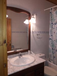 Koupelna v ubytování Apartamento Molí de Fòrnols