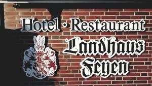 Certifikát, hodnocení, plakát nebo jiný dokument vystavený v ubytování Hotel Landhaus Feyen