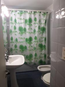 Et badeværelse på Rosario microcentro 3 dormitorios. Downtown 3 bedroom