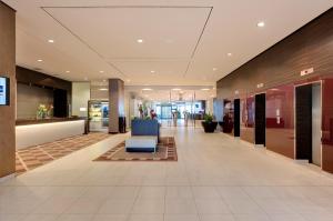 Vstupní hala nebo recepce v ubytování Radisson Blu Hotel Leipzig