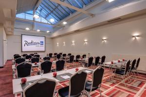 Poslovni prostori in/oz. konferenčna soba v nastanitvi Radisson Blu Hotel Leipzig