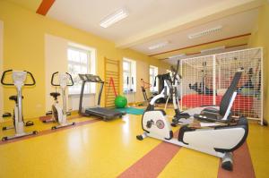 Fitness centrum a/nebo fitness zařízení v ubytování SanatoriumnadKryniczanką