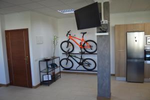 Jazda na bicykli v okolí ubytovania Moai Loft