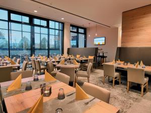 Restaurace v ubytování LOGINN Hotel Leipzig