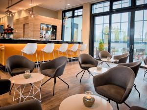 Posezení v ubytování LOGINN Hotel Leipzig