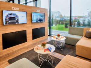 Posezení v ubytování LOGINN Hotel Leipzig