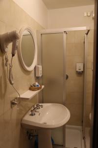 Et badeværelse på Hotel Dolomiti