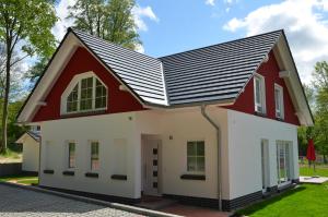 Das Gebäude in dem sich die Ferienwohnung befindet