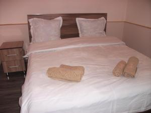 Postel nebo postele na pokoji v ubytování Apartment Giorgi in Sighnaghi