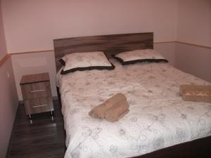 Postel nebo postele na pokoji v ubytování Apartment Giorgi in Sighnaghi