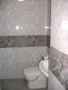 Koupelna v ubytování Apartment Giorgi in Sighnaghi
