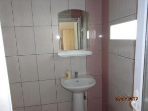 Koupelna v ubytování Casa Munteanu