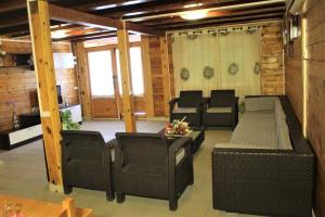 Posezení v ubytování Camping & Bungalows Oasis