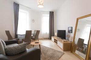 TV a/nebo společenská místnost v ubytování Apartment house in Vienna