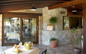 Restaurace v ubytování Hotel Su Giganti