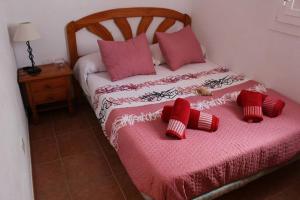 Ένα ή περισσότερα κρεβάτια σε δωμάτιο στο Casa Armando