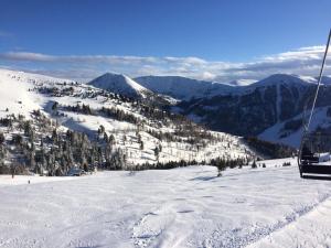 Urige Almhütte Innerkrems v zimě