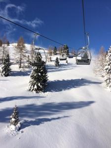 Urige Almhütte Innerkrems v zimě