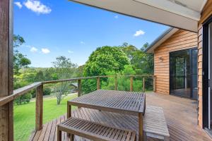 A balcony or terrace at Ravensbourne Escape- Rose Alyce