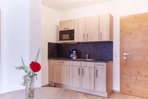Kuchnia lub aneks kuchenny w obiekcie Apartment Bergsee