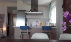 Kuchyňa alebo kuchynka v ubytovaní Rodia Beach Suites