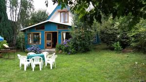 En have udenfor Cabañas Kalfucura