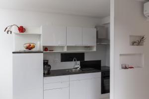 Кухня или мини-кухня в Apartments Luna

