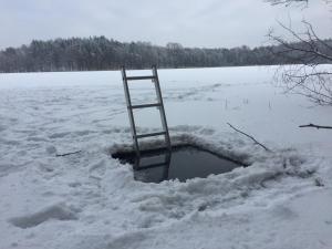 Το Wypoczynek na Mazurach U Sebka τον χειμώνα
