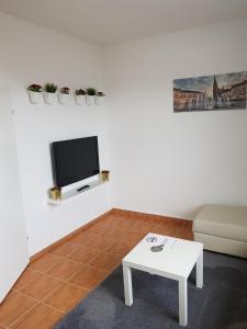 TV a/nebo společenská místnost v ubytování Apartman Lena