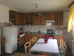 Kuchyň nebo kuchyňský kout v ubytování Apartments Marija