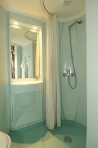 Koupelna v ubytování Domaine du Roi Kysmar