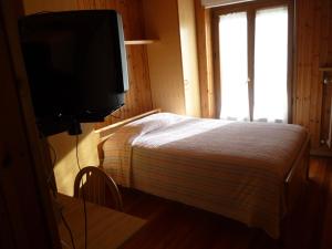 TV a/nebo společenská místnost v ubytování Hotel Fior di Roccia