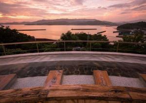 Landskap semula jadi dekat dengan ryokan