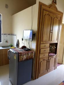 O bucătărie sau chicinetă la Cassi Studio with a view