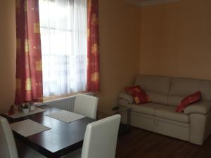 Istumisnurk majutusasutuses Apartmány Lucie