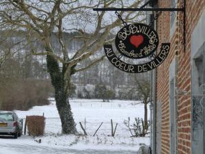 B&B Au Coeur de Villers v zimě