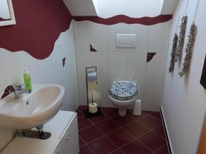 Ferienwohnung Neumeister tesisinde bir banyo