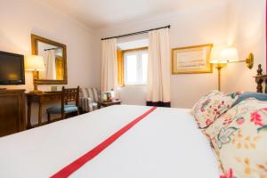 Cama o camas de una habitación en Parador de Ribadeo