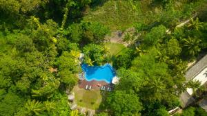 an aerial view of a house in the middle of a forest at Jungle Village by Thawthisa in Unawatuna