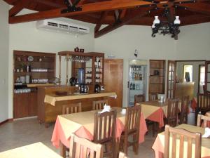 Reštaurácia alebo iné gastronomické zariadenie v ubytovaní Posada del Infinito