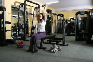 Γυμναστήριο ή/και όργανα γυμναστικής στο Hotel Cepina Albergo Incantato