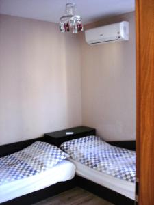 Uma cama ou camas num quarto em Villa Evans