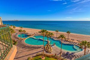 an aerial view of a resort with the ocean at Rocky Point Sonoran Resorts in Puerto Peñasco