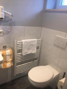 Koupelna v ubytování Haus Gisela