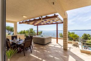 Balkón nebo terasa v ubytování Apartment Paradise View